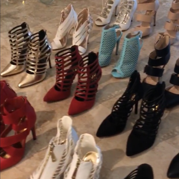 NEW Qupid Black Heels - Picture 4 of 4